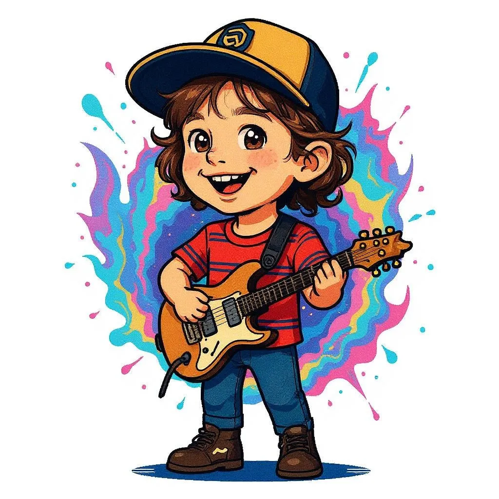 The Rock Star - Custom Photo Sticker