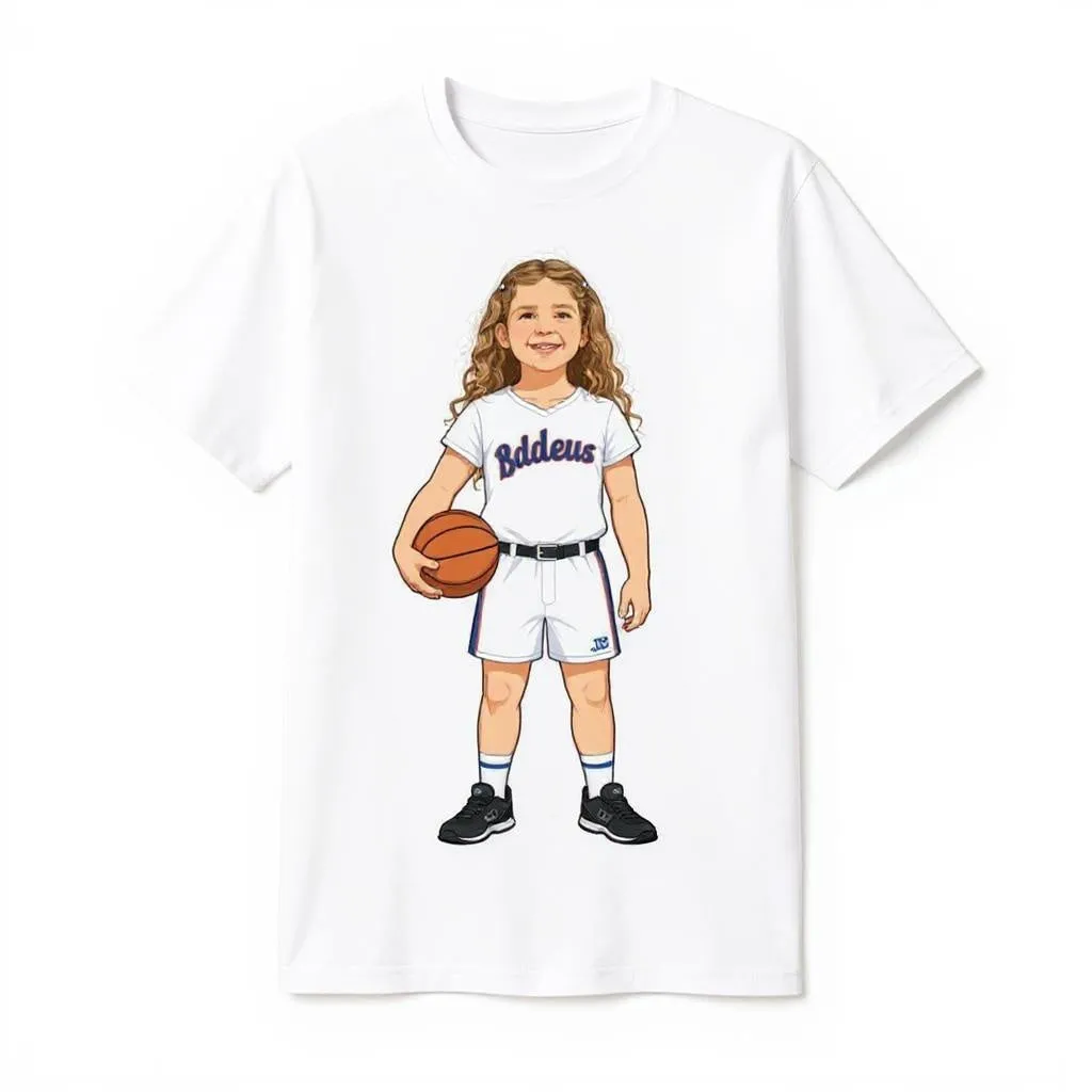 The Baller Basketball Star - Custom Pet or Person Photo T-shirt