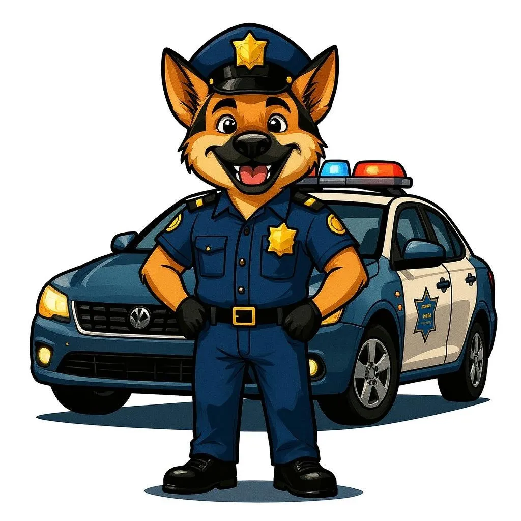 The Police Chief - Custom Pet or Person Photo Sticker