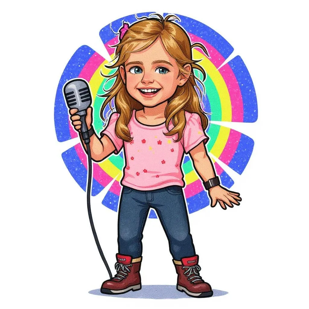 The Singer - Custom Photo Sticker