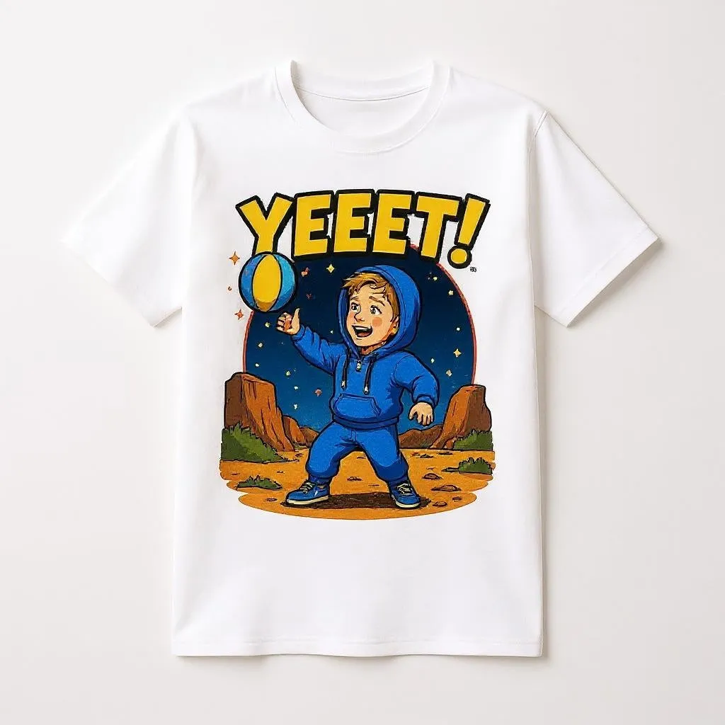 The Big Yeet - "YEEET!" Custom Photo T-shirt